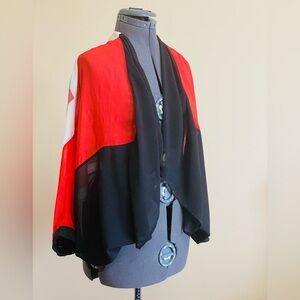 Alison Sheri Excellent Condition light cardigan/ shawl  (Poncho style)